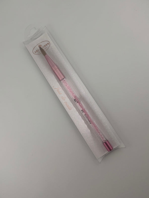 #8 KOLINSKY PINK ACRYLIC BRUSH