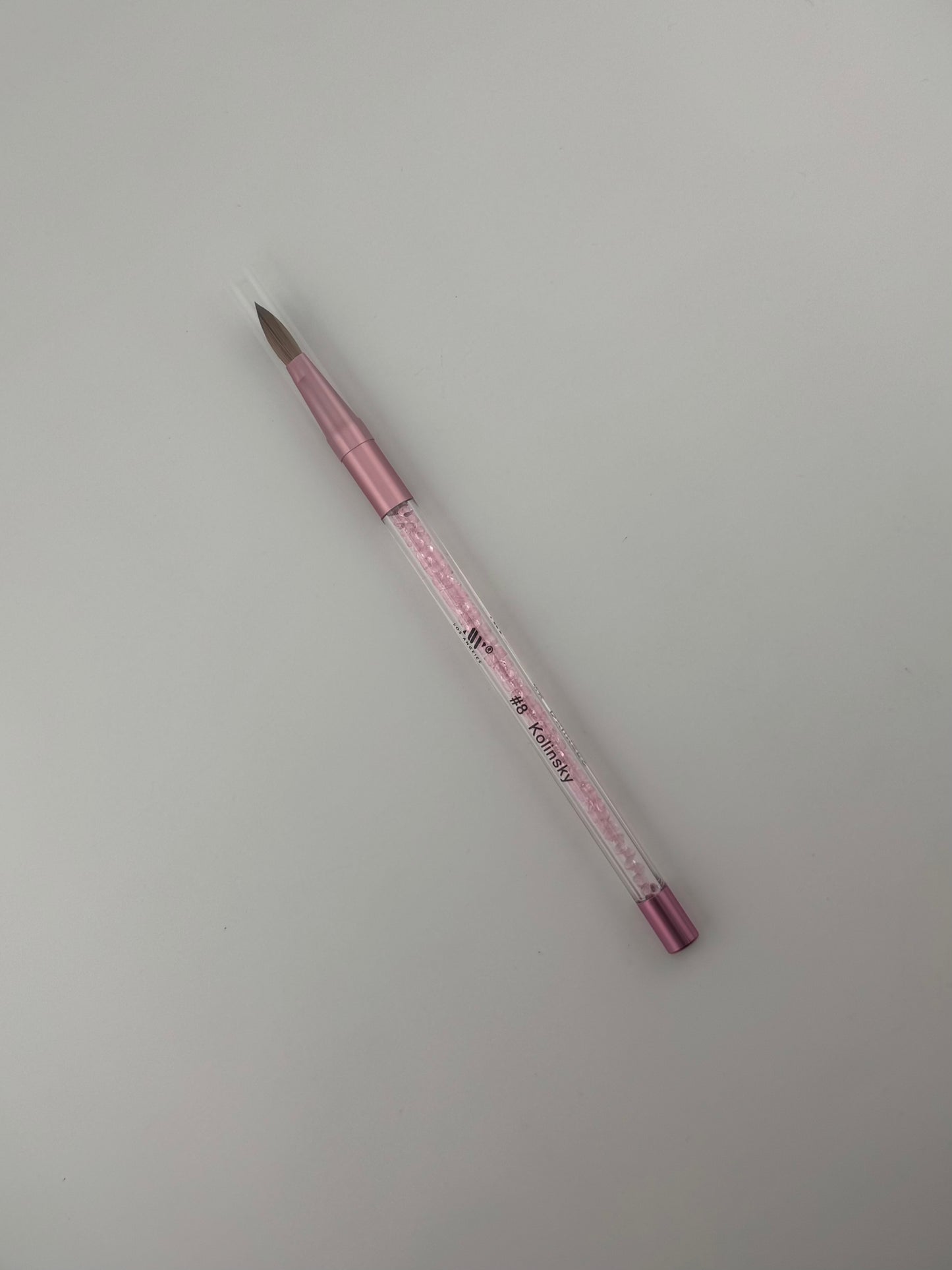 #8 KOLINSKY PINK ACRYLIC BRUSH