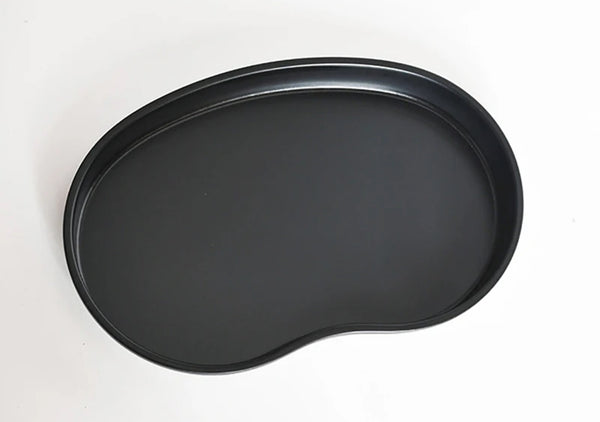 BLACK STAINLESS STEEL KIDNEY TRAY