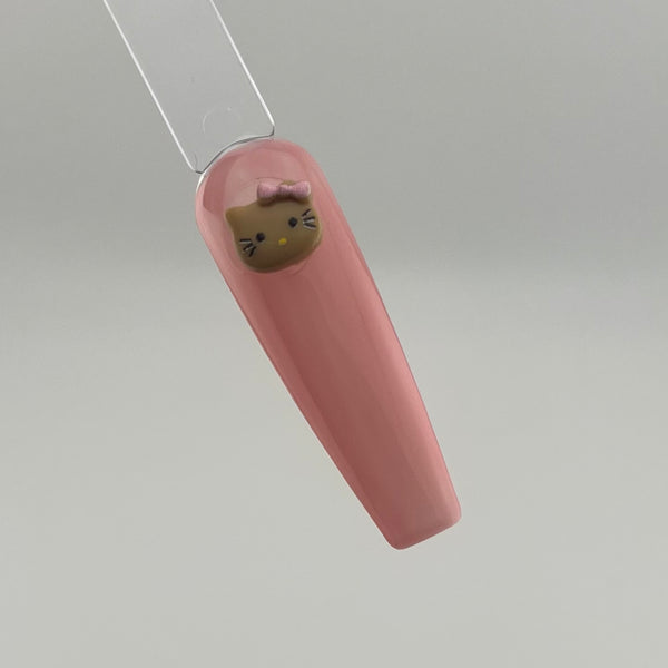 Brown HK with Pink Bow- 10pcs