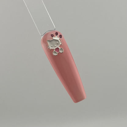 HK With Crown Nail Charm
