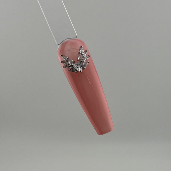 Heart with Wings Nail Charm-5pcs