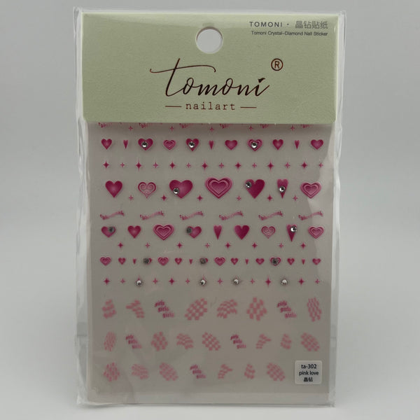 Heart & Star Nail Sticker