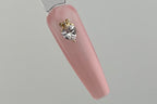 Heart with Crown Nail Charm