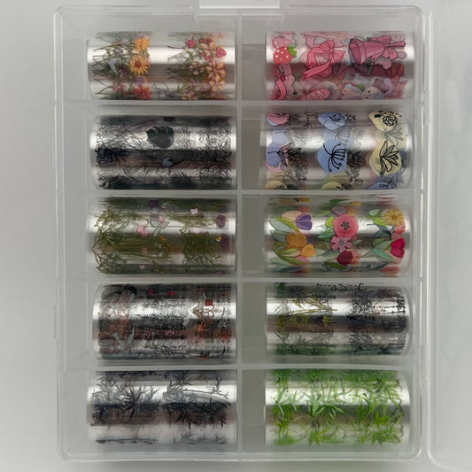 Spring Nail Foil Box