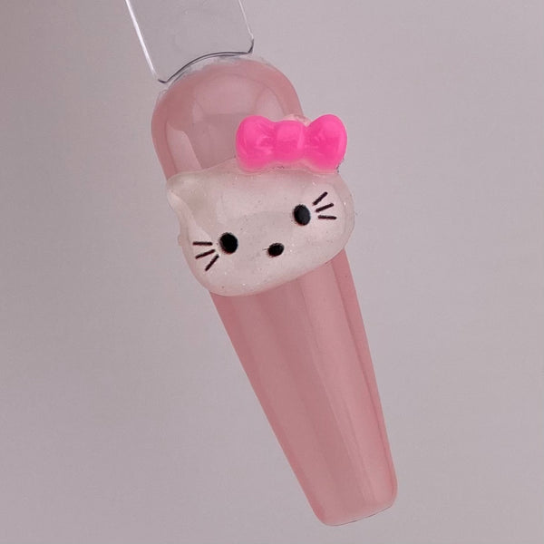 HK Face with Pink Bow