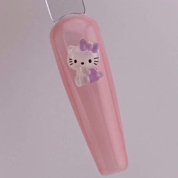 Purple HK Kawaii Nail Charm