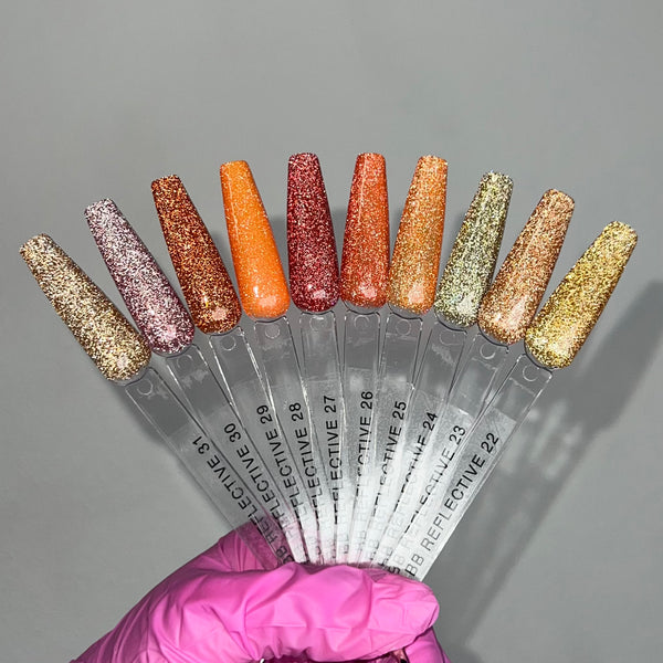 Bumblebee Professional Autumn Reflective Gel Colors