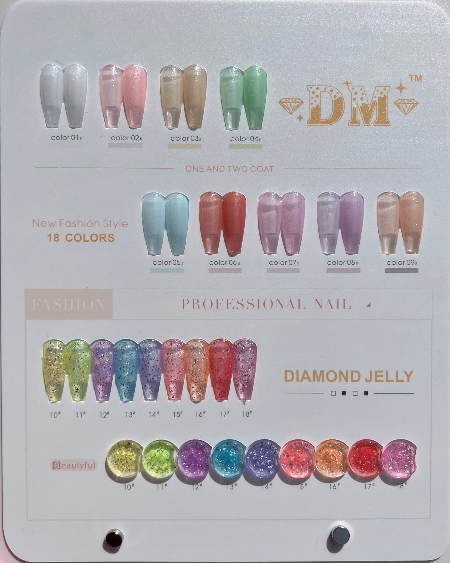 DM Diamond Jelly Gel Colors