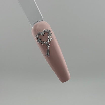 Heart Charm With Dangle
