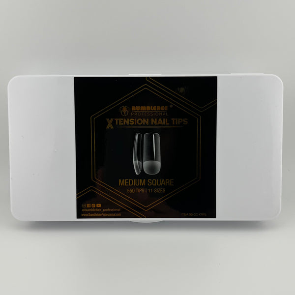Bumblebee Xtension Nail Tips Medium Square