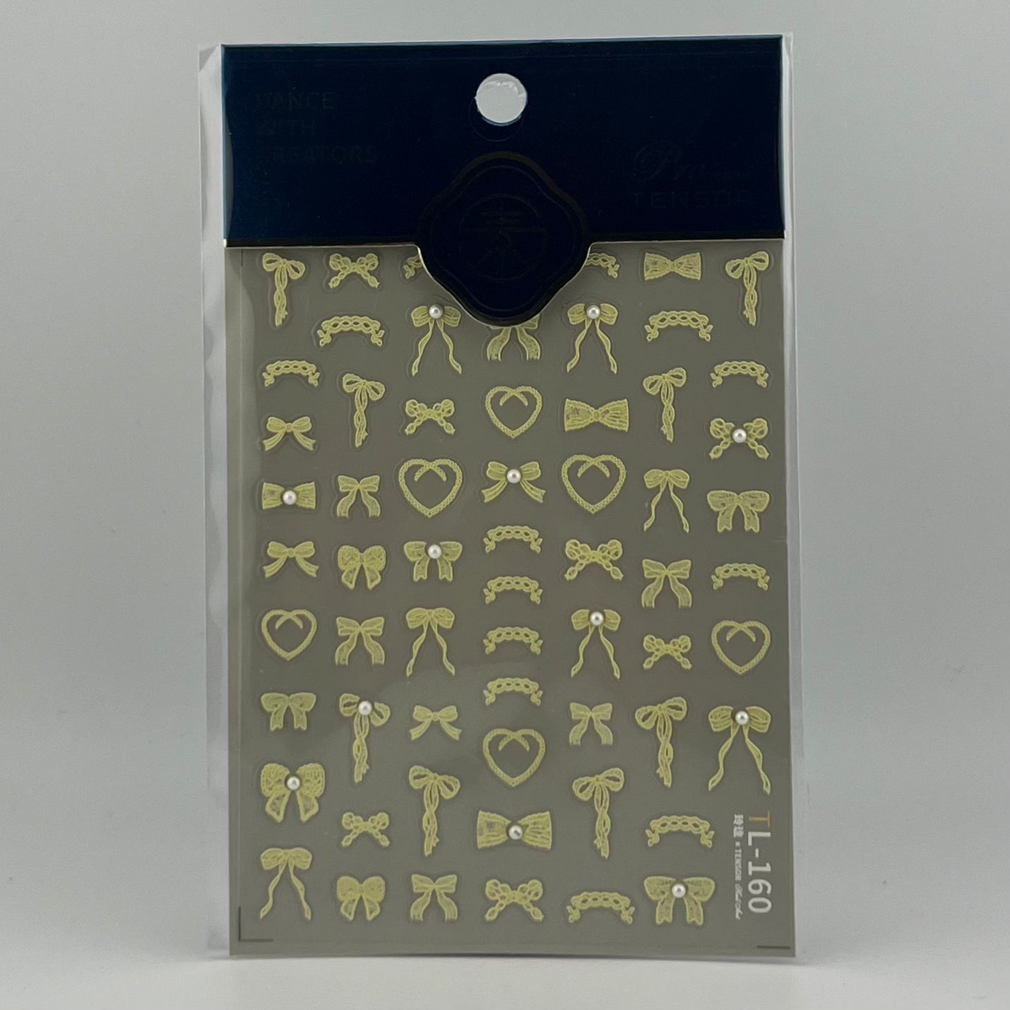 Lace Bows Nail Sticker