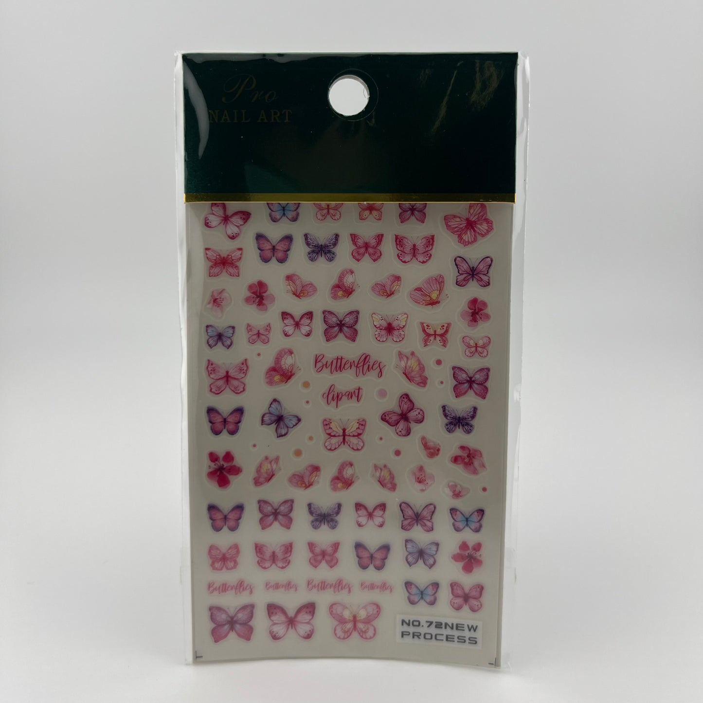 Pink Butterfly Sticker