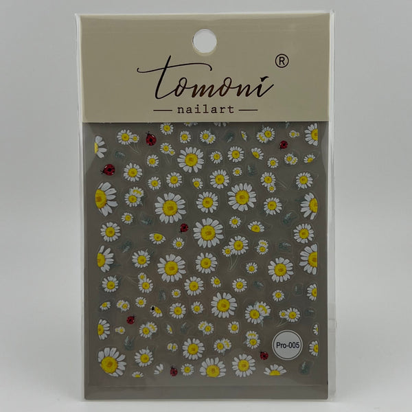 Daisy Flower Nail Sticker