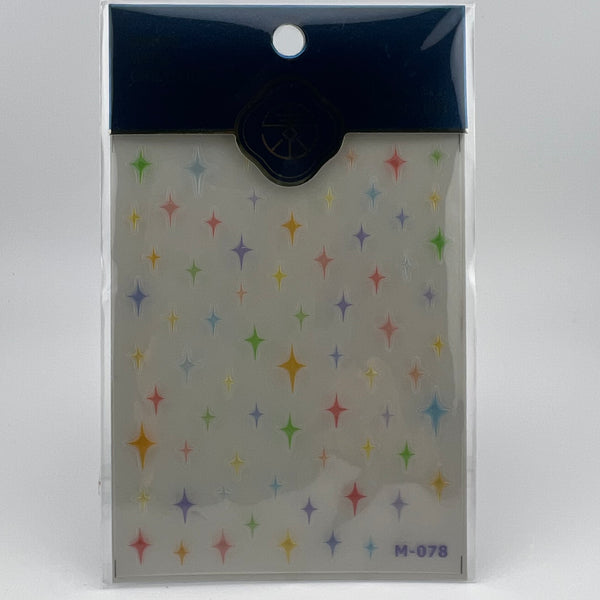 Jelly Star Constellations Nail Sticker