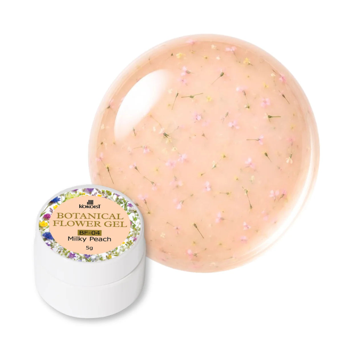 Botanical Flower Gel BF-04 Milky Peach