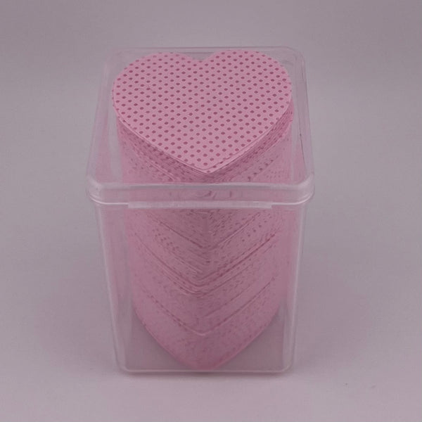 Heart Shaped Lint Free Wipes