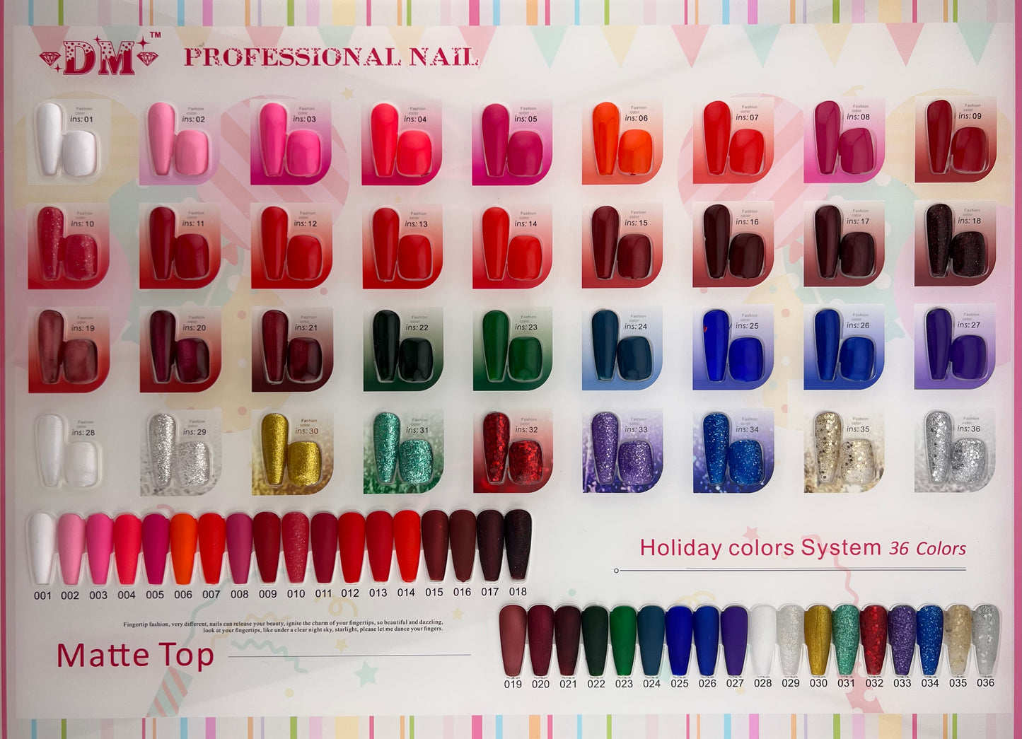 DM Holiday Gel Colors