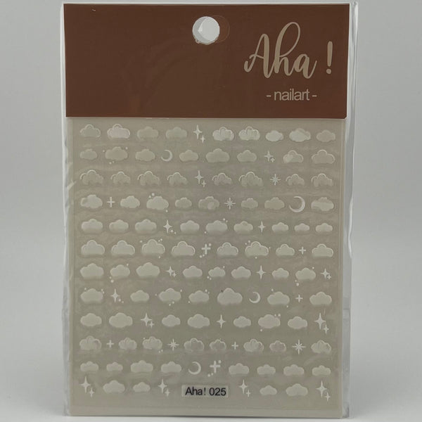 Aha Moon Airbrush Effect Nail Sticker
