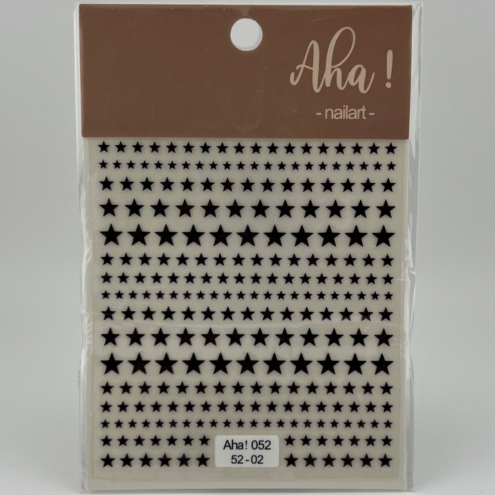 Aha Black Star Nail Sticker