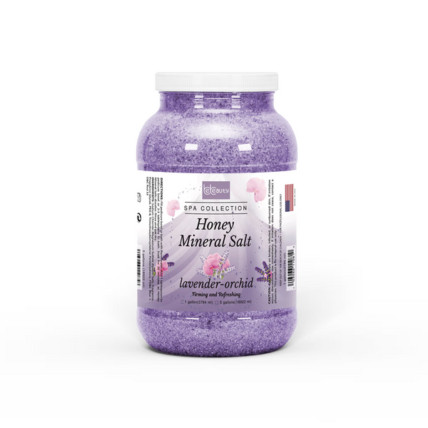 Lavender Orchid Honey Mineral Salt - 1 Gallon