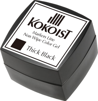 ML-02 Markers Line Non Wipe Color Gel Thick Black