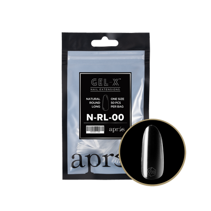 Natural Round Long Refill Tips