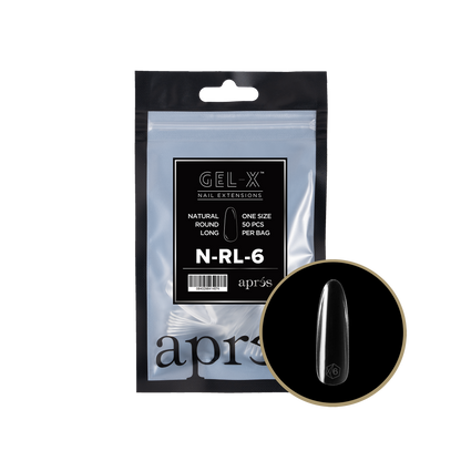 Natural Round Long Refill Tips