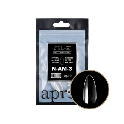 Natural Almond Medium Refill Tips