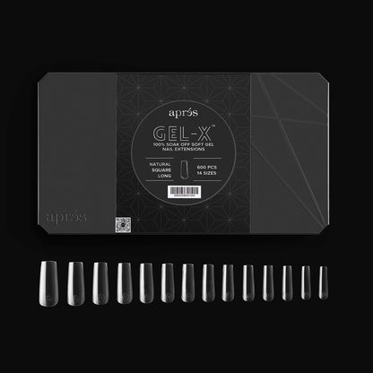Gel-X 2.0 Natural Square Tips 600 pcs