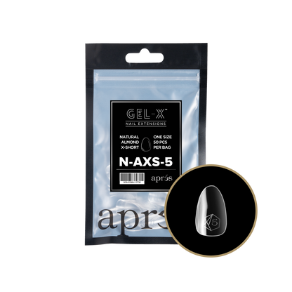 Natural Almond Extra Short Refill Tips