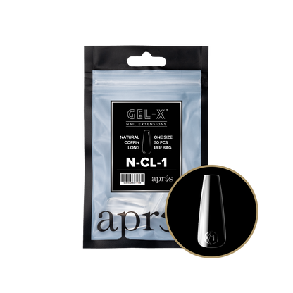 Natural Coffin Long Refill Tips