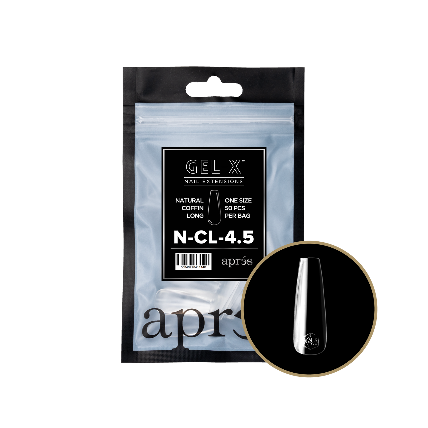 Natural Coffin Long Refill Tips