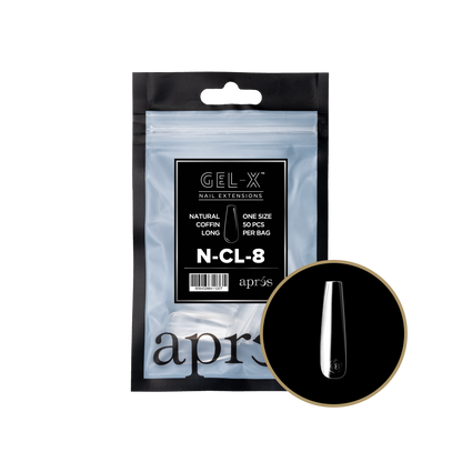 Natural Coffin Long Refill Tips