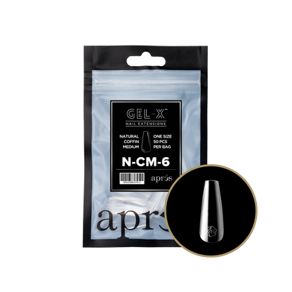 Natural Coffin Medium Refill Tips