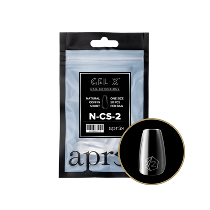 Natural Coffin Short Refill Tips