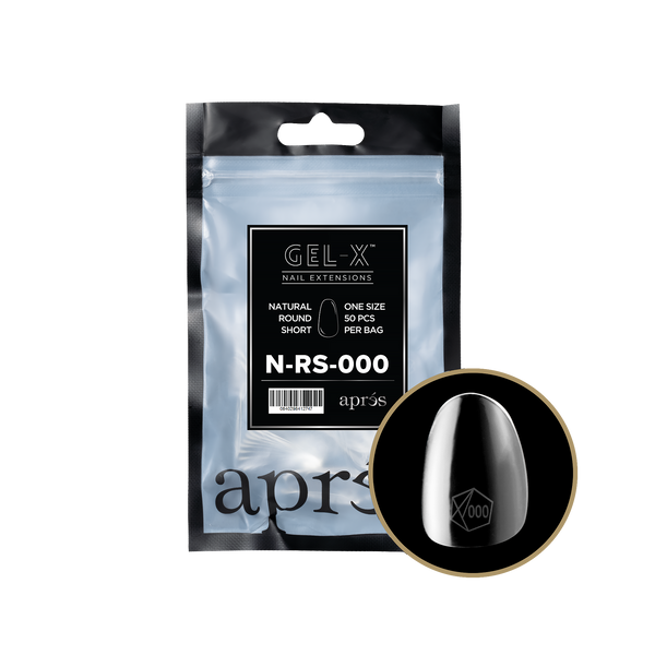 Natural Round Short Refill Tips