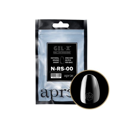 Natural Round Short Refill Tips