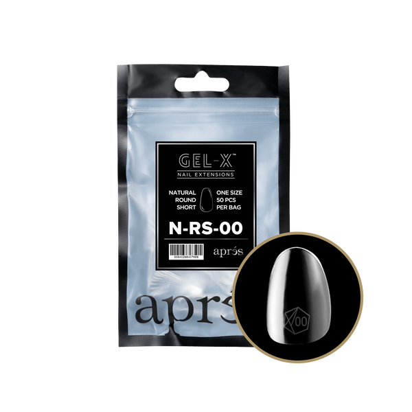 Natural Round Short Refill Tips