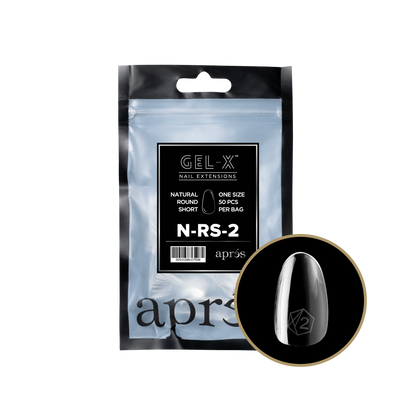 Natural Round Short Refill Tips