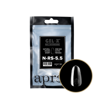 Natural Round Short Refill Tips