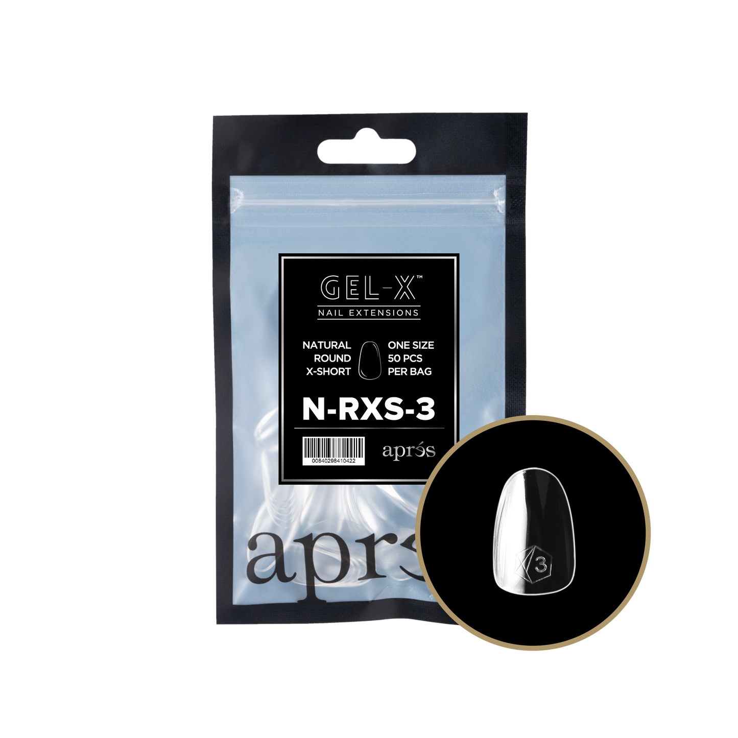 Natural Round Extra Short Refill Tips