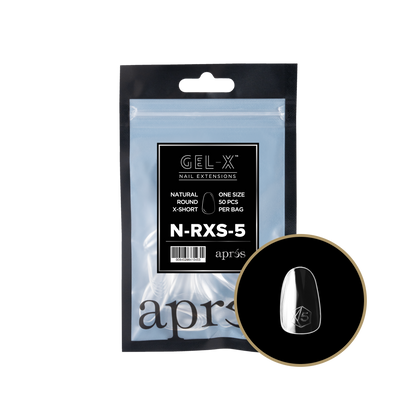 Natural Round Extra Short Refill Tips
