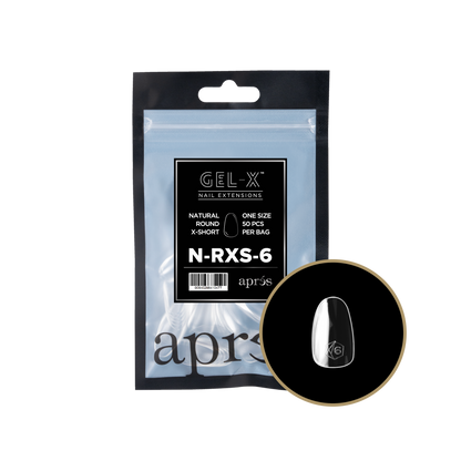 Natural Round Extra Short Refill Tips