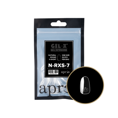Natural Round Extra Short Refill Tips