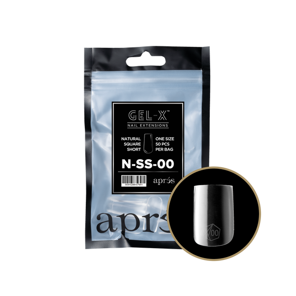 Natural Square Short Refill Tips