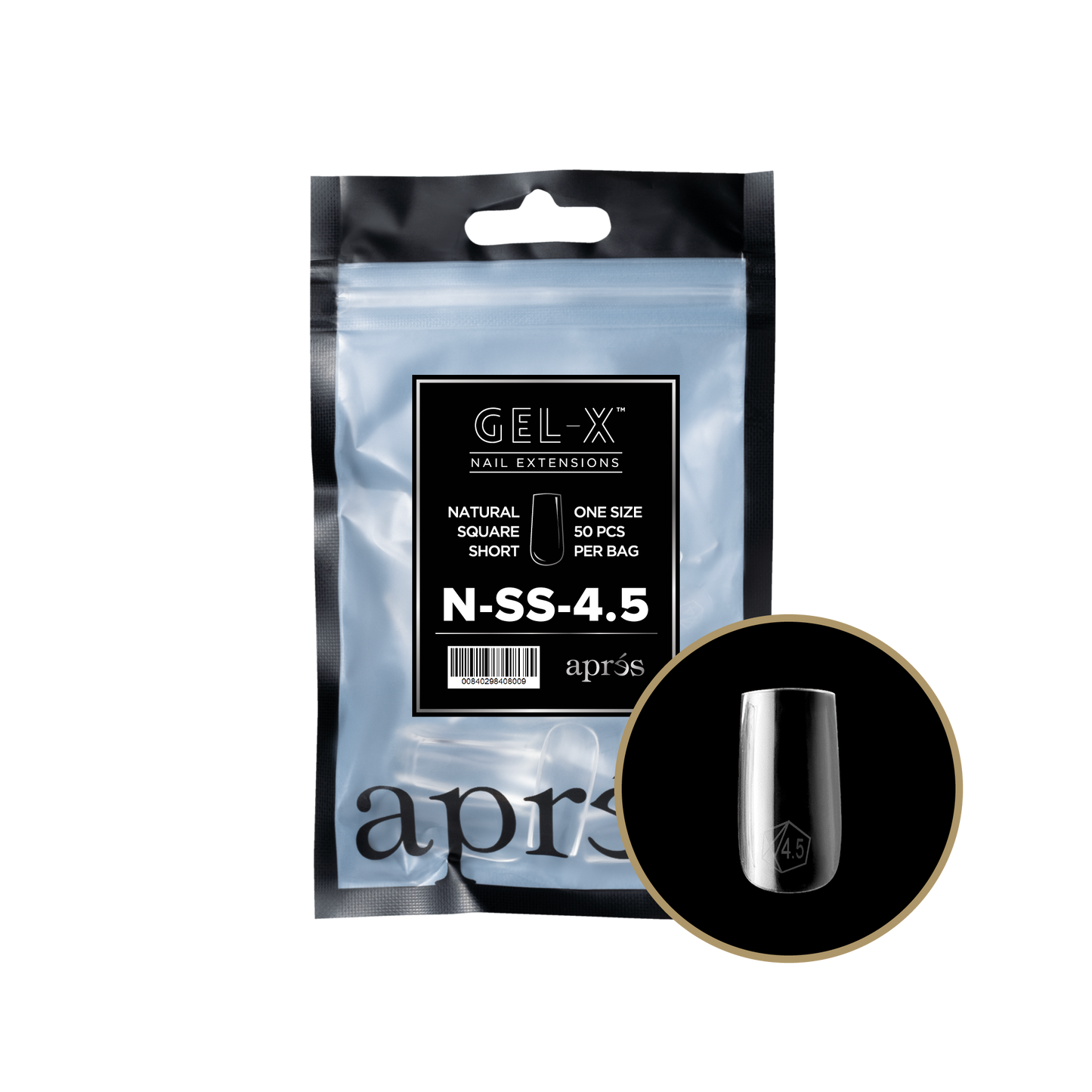 Natural Square Short Refill Tips