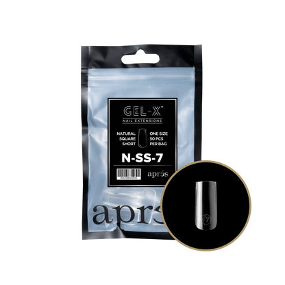 Natural Square Short Refill Tips