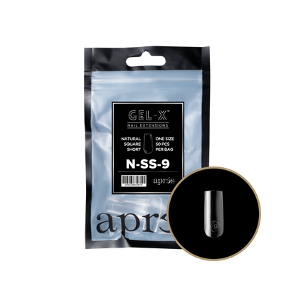 Natural Square Short Refill Tips