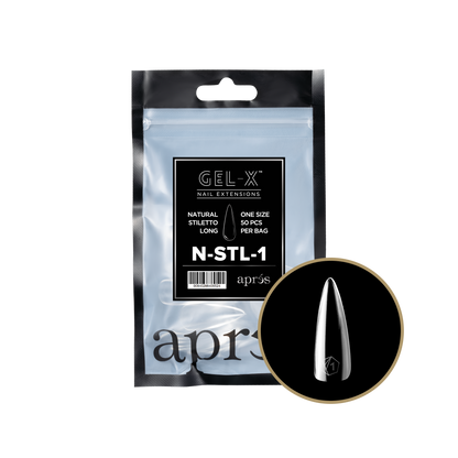 Natural Stiletto Long Refill Tips